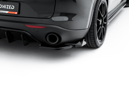 Splittery zadní boční V.2 Alfa Romeo Stelvio Mk1 černý lesklý plast