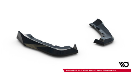 Splittery zadní boční V.2 Alfa Romeo Stelvio Mk1 černý lesklý plast