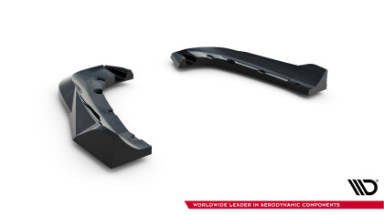 Splittery zadní boční V.2 Alfa Romeo Stelvio Mk1 černý lesklý plast