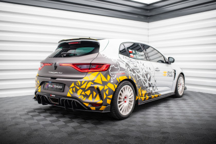 Spoiler zadního nárazníku Street pro Renault Megane RS Mk4 černo červený