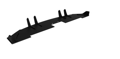Spoiler zadního nárazníku Street pro Renault Megane RS Mk4 černo červený