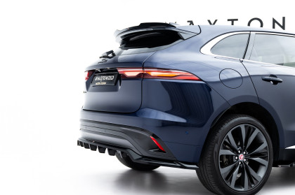 Spoiler zadního narázníku Jaguar F-Pace R-Sport Mk1 černý lesklý plast