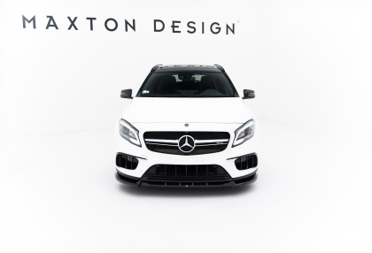 Spojler pod nárazník lipa Mercedes-Benz GLA 45 AMG X156 Facelift černý lesklý plast