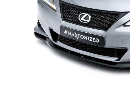 Spojler pod nárazník lipa Lexus IS F-Sport Mk2 (XE20) Facelift černý lesklý plast