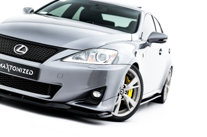 Spojler pod nárazník lipa Lexus IS F-Sport Mk2 (XE20) Facelift černý lesklý plast