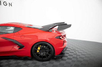 Zadní spoiler křídlo Chevrolet Corvette C8 carbon + LED