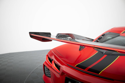 Zadní spoiler křídlo Chevrolet Corvette C8 carbon + LED