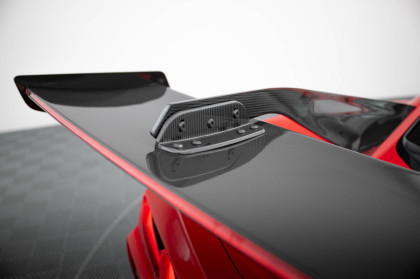Zadní spoiler křídlo Chevrolet Corvette C8 carbon + LED