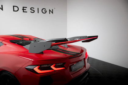 Zadní spoiler křídlo Chevrolet Corvette C8 carbon + LED