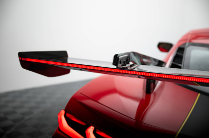 Zadní spoiler křídlo Chevrolet Corvette C8 carbon + LED