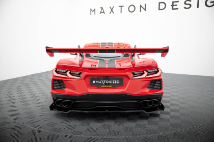 Zadní spoiler křídlo Chevrolet Corvette C8 carbon + LED
