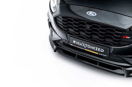 Spojler pod nárazník lipa Ford S-Max ST-Line Mk2 Facelift černý lesklý plast