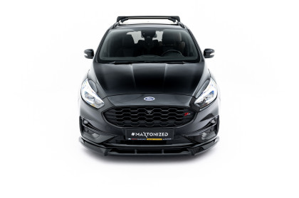 Spojler pod nárazník lipa Ford S-Max ST-Line Mk2 Facelift černý lesklý plast