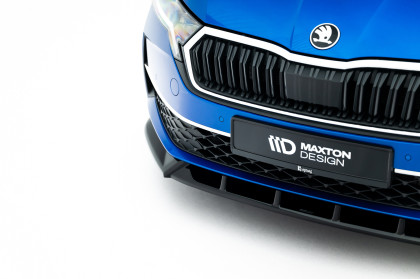 Spojler pod nárazník lipa Škoda Octavia Liftback / Combi Mk4 Facelift černý lesklý plast