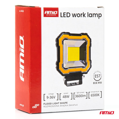 Pracovní LED světlo AWL82 48W 3600LM 12V 24V AMIO-04426