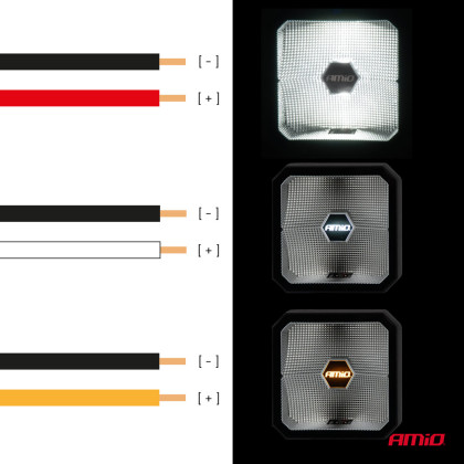 LED pracovní světlo 30W COMBO 12/24V AMiO-04394