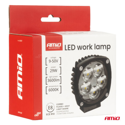 LED pracovní světlo LED 29W COMBO 12/24V AMiO-04397