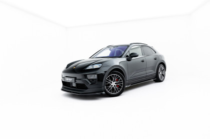 Spojler pod nárazník lipa Porsche Macan EV Mk1 černý lesklý plast