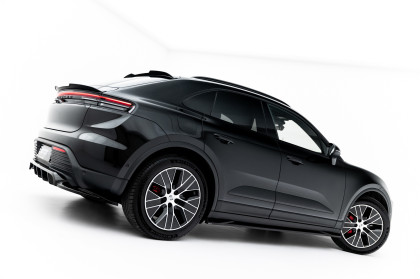 Prahové lišty Porsche Macan EV Mk1 černý lesklý plast