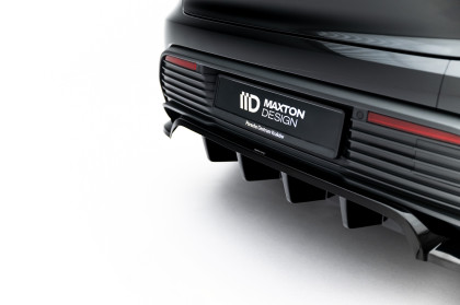 Spoiler zadního narázníku Porsche Macan EV Mk1 černý lesklý plast