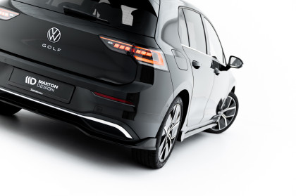 Spoiler zadního narázníku Volkswagen Golf Mk8 Facelift černý lesklý plast