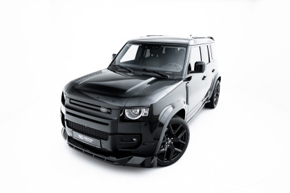 Spojler pod nárazník lipa Land Rover Defender Mk4 černý lesklý plast