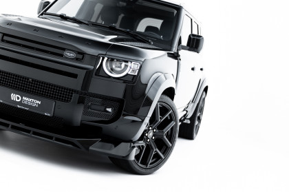 Spojler pod nárazník lipa Land Rover Defender Mk4 černý lesklý plast