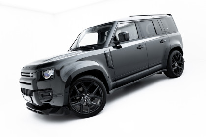 Prahové lišty Land Rover Defender 110 Mk4 černý lesklý plast