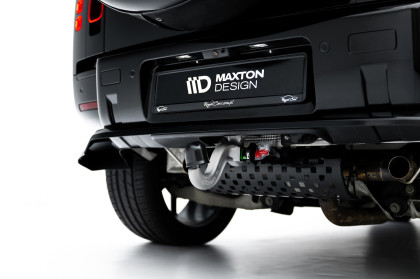 Spoiler zadního narázníku Land Rover Defender Mk4 černý lesklý plast