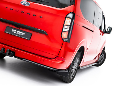 Spoiler zadního narázníku Ford Transit Custom / Tourneo Custom Mk2 černý lesklý plast