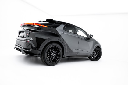 Prahové lišty Toyota C-HR Mk2 černý lesklý plast