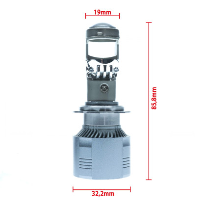 EPLL15 LED žárovky s čočkou H7 12V 6000K