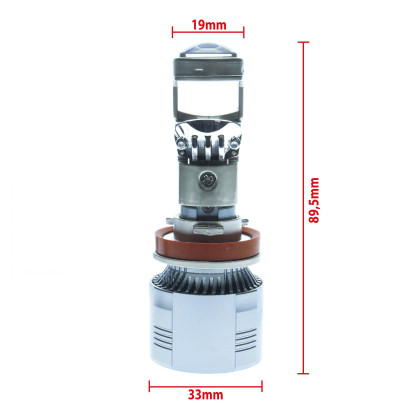 EPLL16 LED žárovky s čočkou H11 12V 6000K