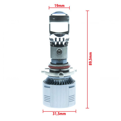 EPLL17 LED žárovky s čočkou HB3/HB4 12V 6000K