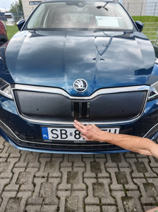 Zimní clona masky chladiče Škoda Superb III (2019-2024) po faceliftu