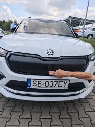 Zimní clona masky chladiče Škoda Kodiaq I (2021-2024) po faceliftu