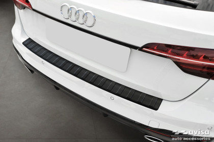 Ochranná lišta zadního nárazníku Avisa pro Audi A4 B9 Kombi 2015-  černá matná