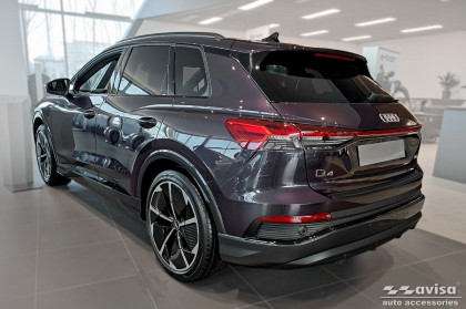 Ochranná lišta zadního nárazníku Avisa pro Audi A4 B9 Kombi 2015-  černá matná