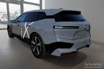 Ochranná lišta zadního nárazníku Avisa pro BMW iX (I20) 2021- černá matná