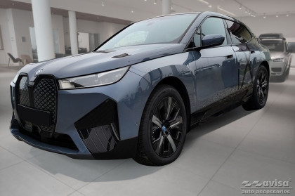 Ochranná lišta zadního nárazníku Avisa pro BMW iX (I20) 2021- černá matná
