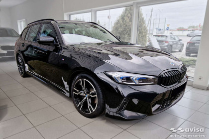 Ochranná lišta zadního nárazníku Avisa pro BMW 3 G21 VII Touring M-Paket 2022-  černá matná