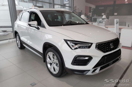 Ochranná lišta zadního nárazníku Avisa pro SEAT ATECA 5d crossover  2016-  černá matná