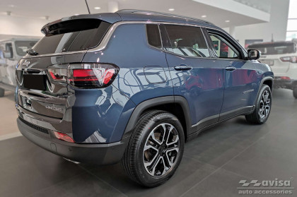 Ochranná lišta zadního nárazníku Avisa pro Jeep Compass II 2017-  černá matná