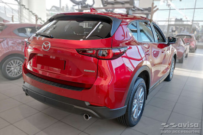 Ochranná lišta zadního nárazníku Avisa pro Mazda CX-5 II 2017- černá matná
