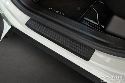 Prahové ochranné nerezové lišty Avisa pro Dacia Duster 3 2024-  černé matné
