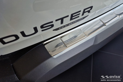 Nerezová ochranná lišta zadního nárazníku Avisa pro Dacia Duster 3 2024- stříbrná lesklá