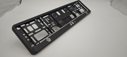 Podložka pod SPZ 3D - VW R-line - chrom line
