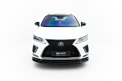 Spojler pod nárazník lipa Lexus RX F-Sport Mk4 Facelift černý lesklý plast