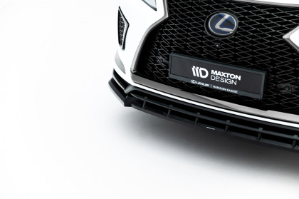 Spojler pod nárazník lipa Lexus RX F-Sport Mk4 Facelift černý lesklý plast