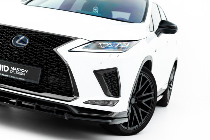 Spojler pod nárazník lipa Lexus RX F-Sport Mk4 Facelift černý lesklý plast